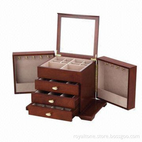 Jewelry Box, Brass Hardware and Hinges